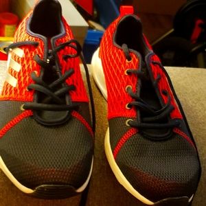 Adidas cloudfoam running shoes, size 8